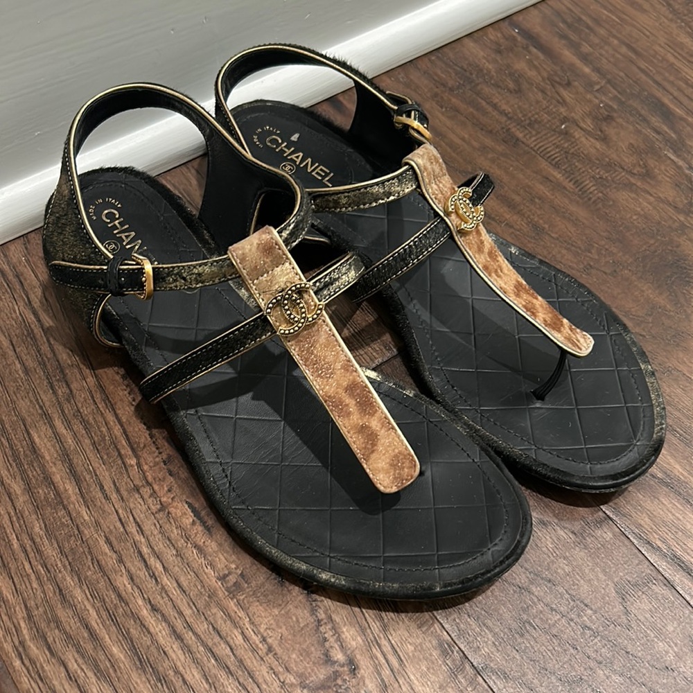Chanel thong sandal